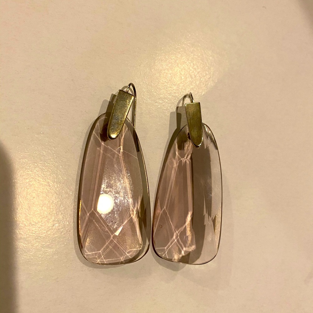 Kendra Scott purple mauve earring